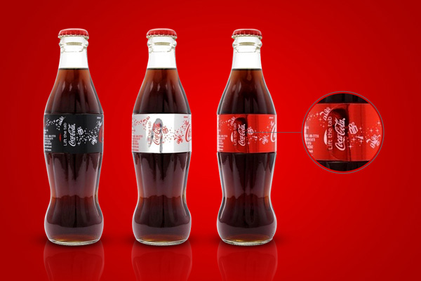 Cintas de celebración de Coca-Cola